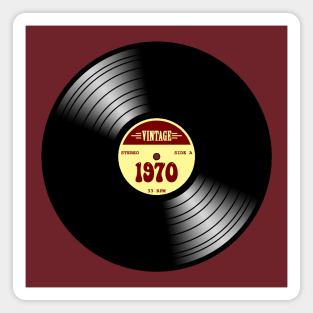 Vintage Vinyl 1970 Magnet